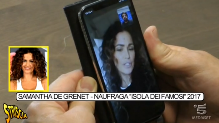 samantha de grenet striscia la notizia