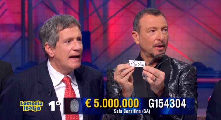 lotteria italia 2019 biglietti amadeus soliti ignoti