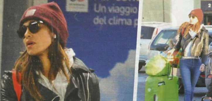 Belen Rodriguez paparazzi