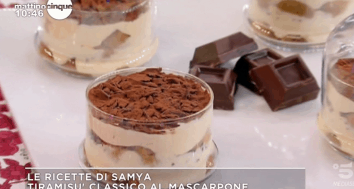 tiramisù mattino 5