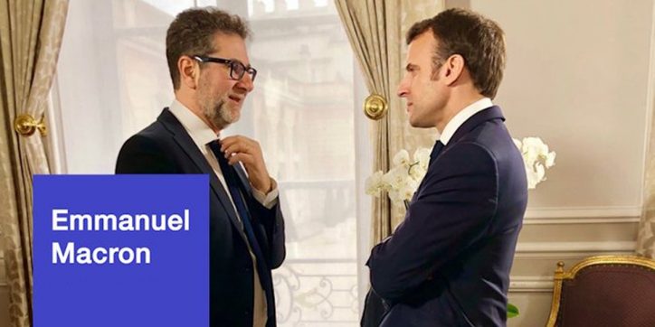 emmanuel macron fazio che tempo che fa