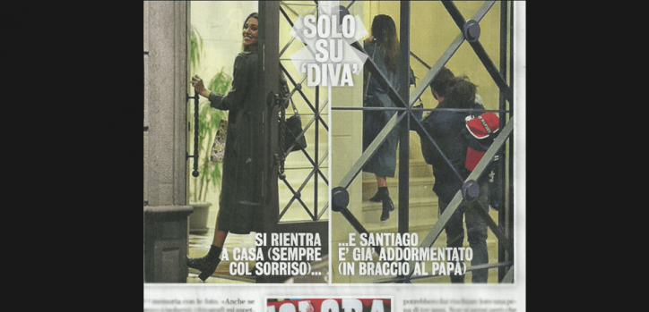 belen e stefano con santi