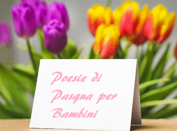 pasqua poesie bambini