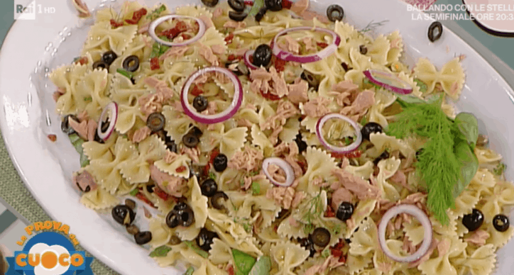 pasta fredda Luisanna Messeri la prova del cuoco