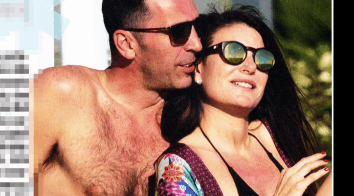 Gigi Buffon e Ilaria D'Amico al mare