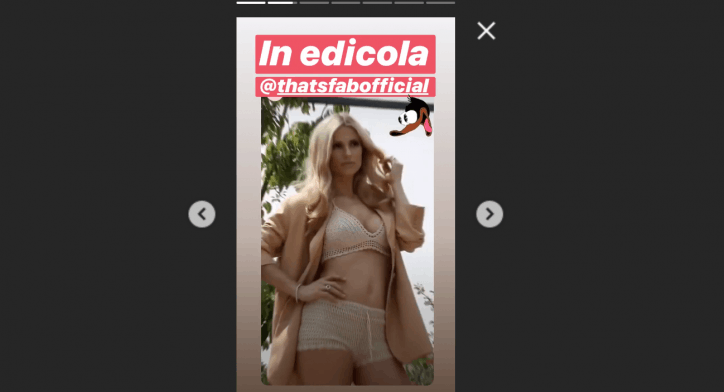 Hunziker in bikini