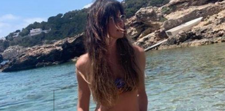 Alba Parietti in costume