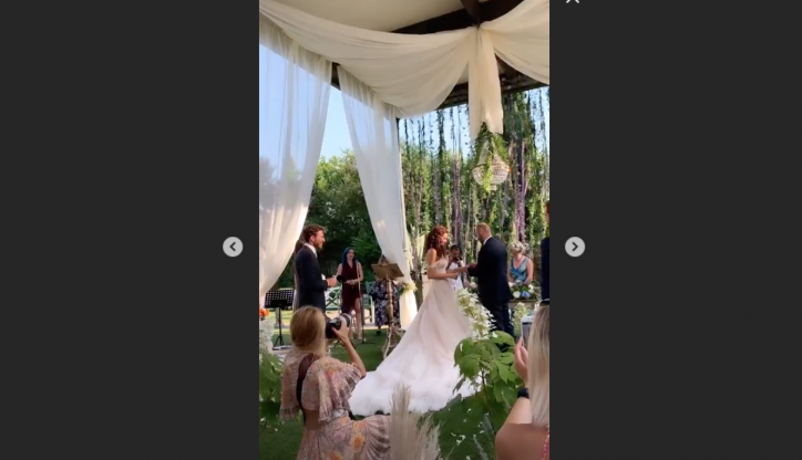 Paola Turani matrimonio