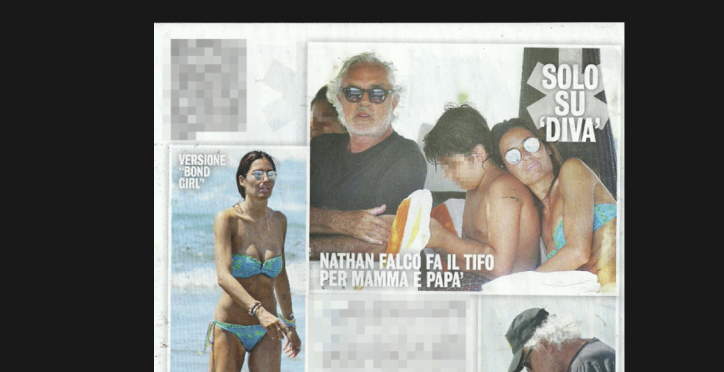 Briatore con elisabetta