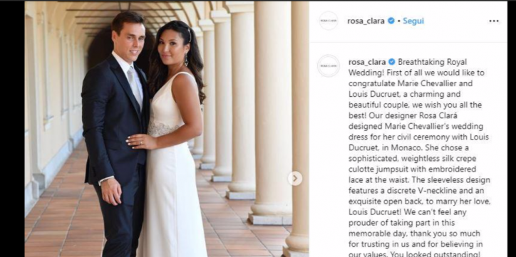 matrimonio figlio Stefania di monaco