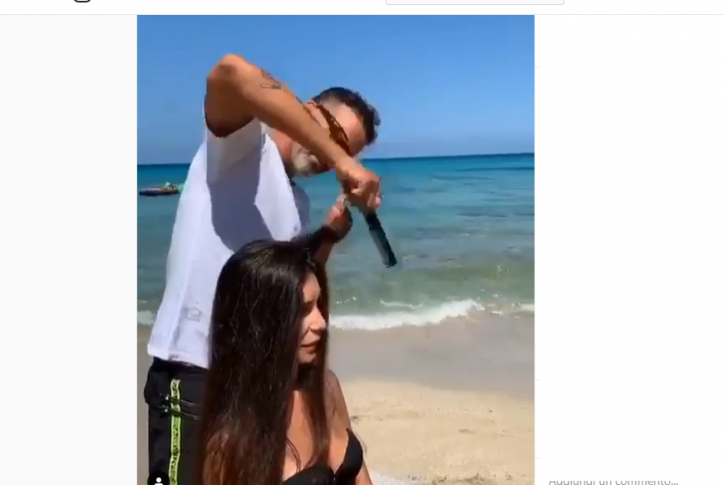kikò nalli taglia i capelli ad ambra lombardo