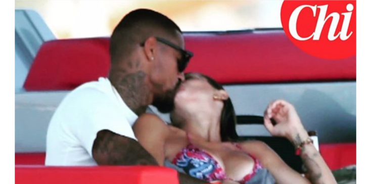 satta Boateng bacio