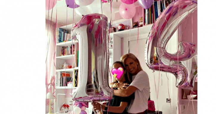 compleanno della figlia di Federica panicucci