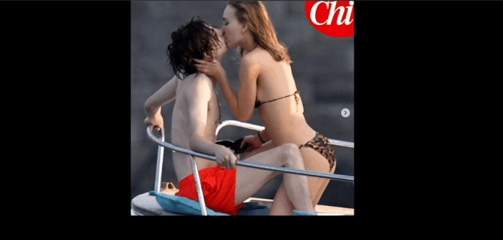 lily rose depp e chalamet