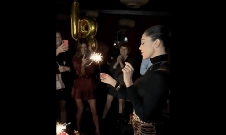 Belen Rodriguez festa di compleanno