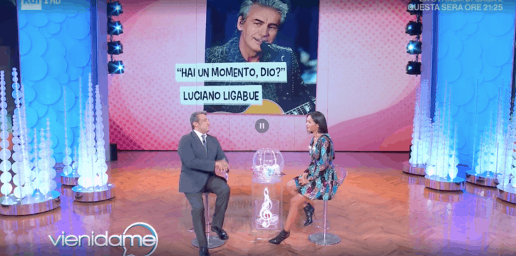 insinna e Caterina Balivo