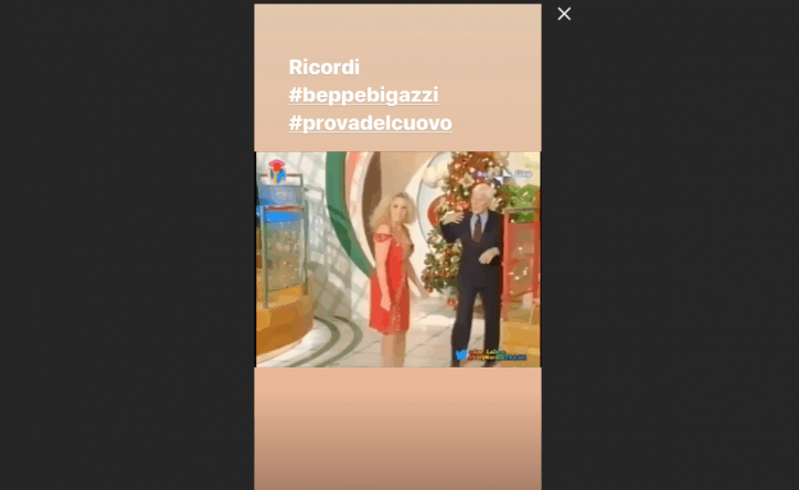 Antonella Clerici il video con bigazzi