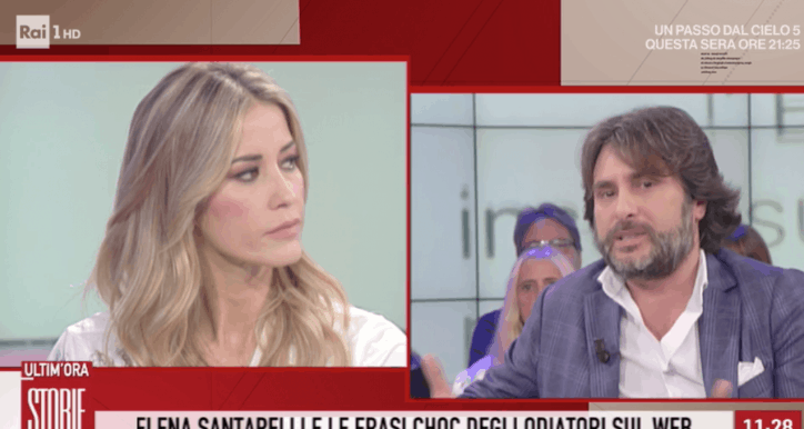 Elena Santarelli risponde agli odiatori