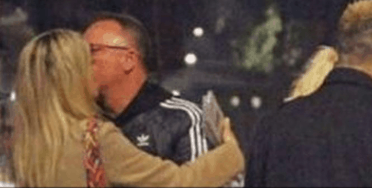 bacio e cena Gigi D'Alessio e diletta leotta