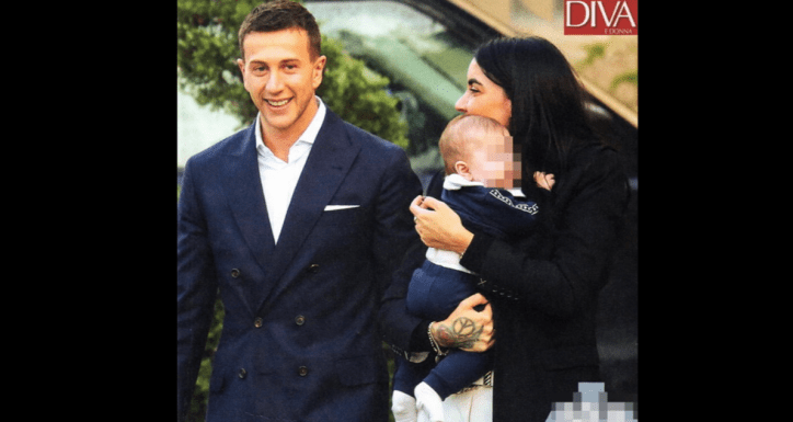 bernardeschi con veronica cardi e il piccolo