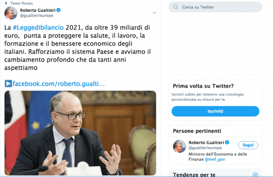 Legge di Bilancio 2021