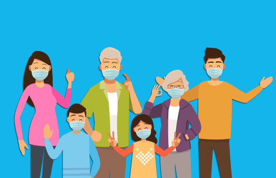 contagio nucleo familiare