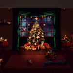 casa decorata per natale