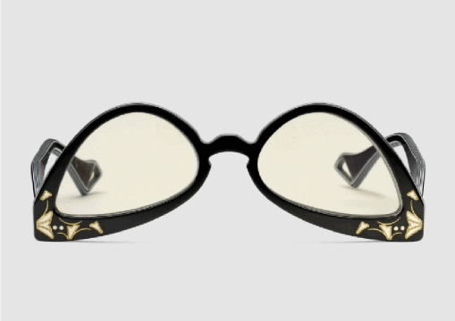 occhiali rovesciati gucci