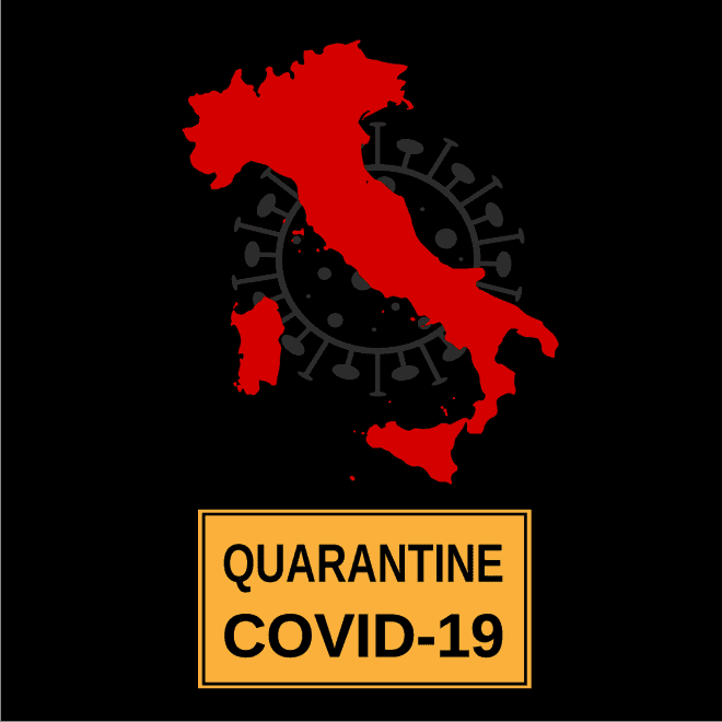 Italia divisa un zone