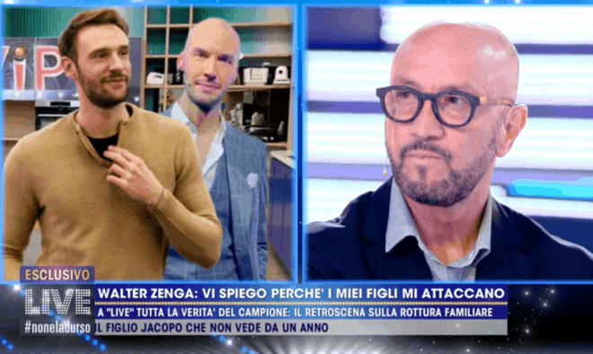 zenga rapporto figli andrea nicolò