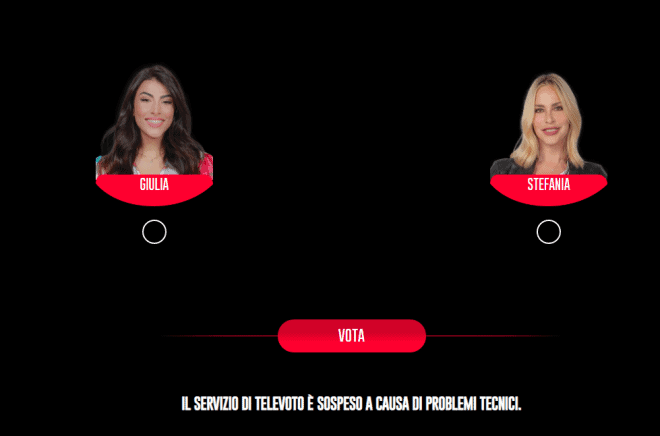 giulia e stafania televoto