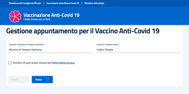 Come funziona la prenotazione dei vaccini sul sito Poste