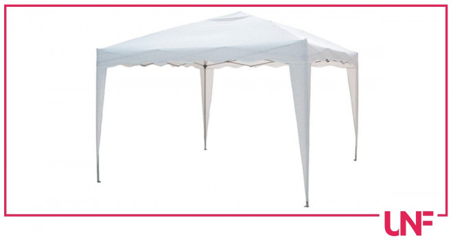 come lavare il gazebo