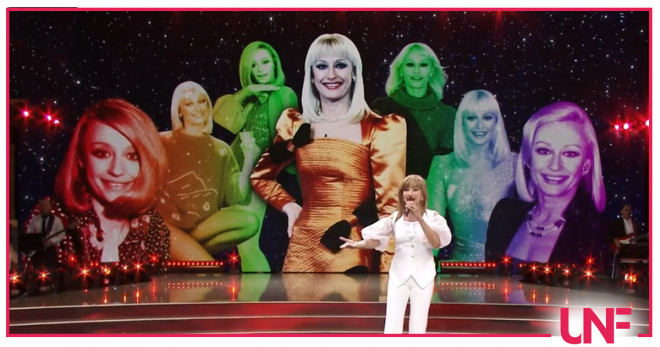 omaggio ballando con le stelle 2021 Raffaella Carrà