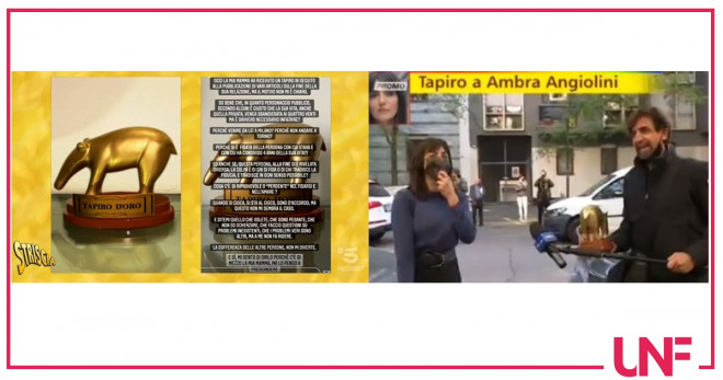 accuse ambra striscia la notizia