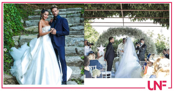 alex belli matrimonio