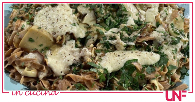 tagliatelle castagne funghi barbara de nigris