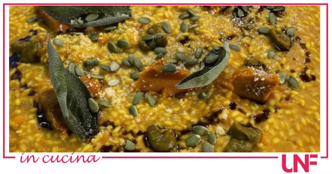 risotto zucca è sempre mezzogiorno