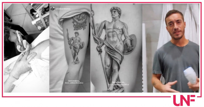 antonino nuovo tatuaggio