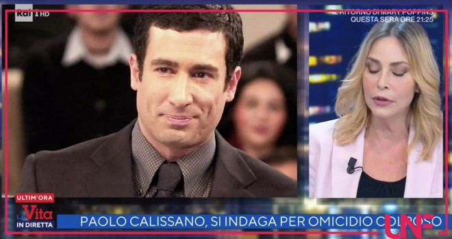 stefania orlando ricorda paolo calissano rai 1
