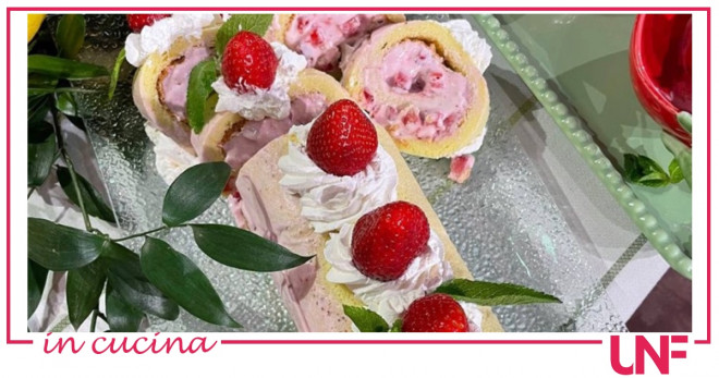 girella gelato fragole Zia Cri