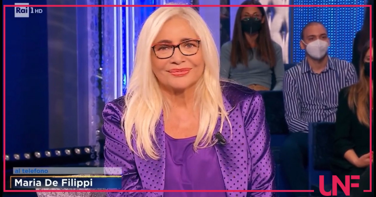 Maria de Filippi chiama in diretta Mara Venier: dolce sorpresa a Domenica IN Show Maria de Filippi chiama in diretta Mara Venier: dolce sorpresa a Domenica IN Show