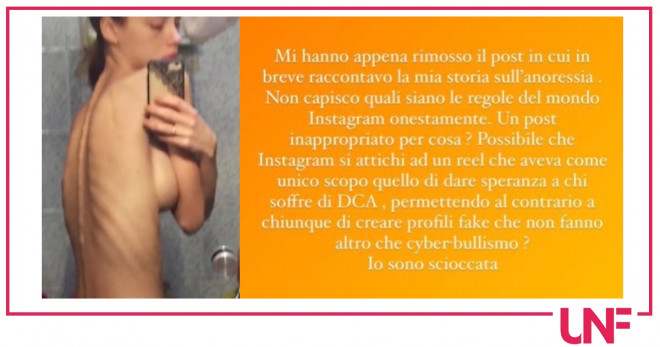 rosalinda cannavò anoressia