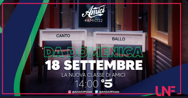 amici 22 prima puntata