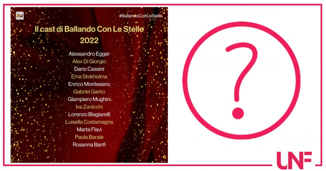coppie ballando con le stelle 2022