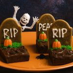 dolci halloween tombe brownies