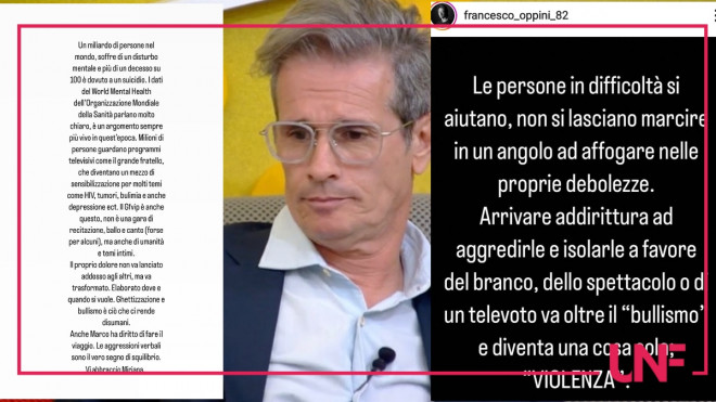 marco bellavia messaggi ex gieffini