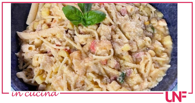 pasta patate provola ricetta improta