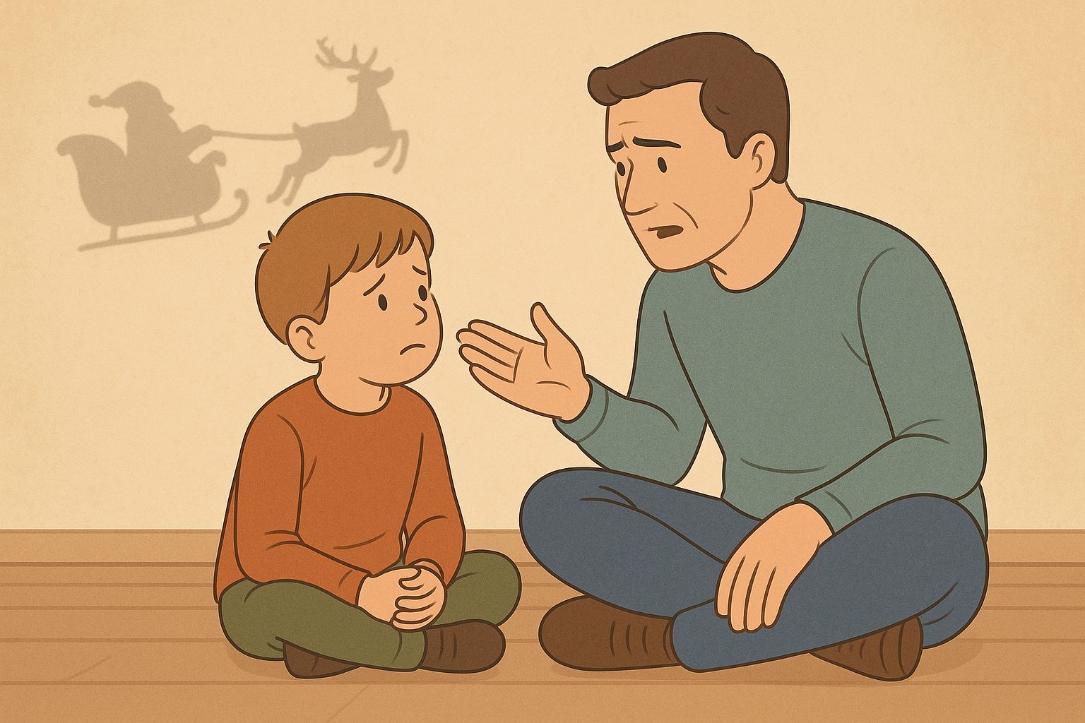 spiegare ai bambini che babbo natale non esiste
