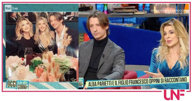 Alba Parietti fidanzata figlio
